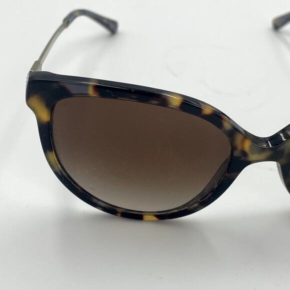 Michael Kors MK2052 Sunglasses Tortoiseshell Cat Eye Gold Toned Glasses - Picture 4 of 9
